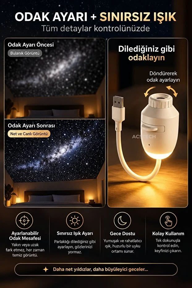 Yıldız Galaksi Projektörü 12’si 1 Arada | Tavan Yansıtmalı Uzay Gökyüzü Gece Lambası ve Oda Aydınlatma Yıldız Galaksi Projektörü 12’si 1 Arada | Tavan Yansıtmalı Uzay Gökyüzü Gece Lambası ve Oda Aydınlatma